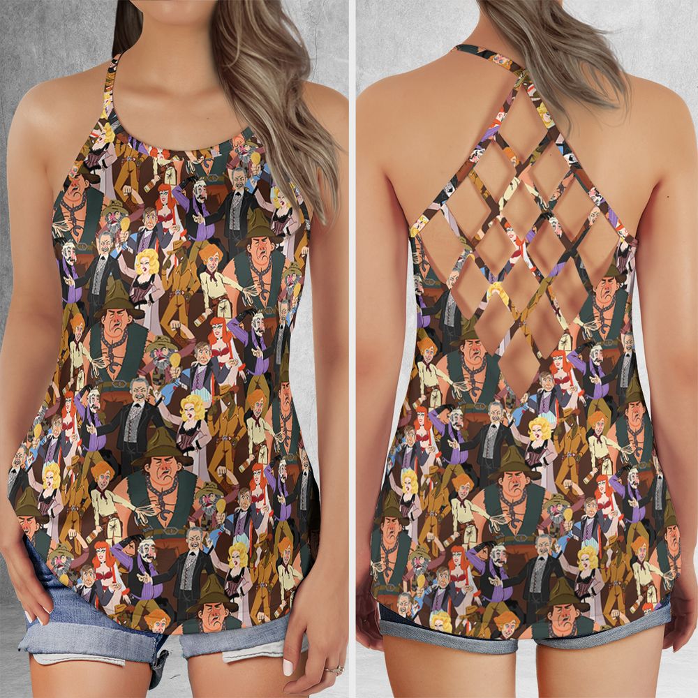 Criss Cross Tank Top - S7N17C7U -  - 1