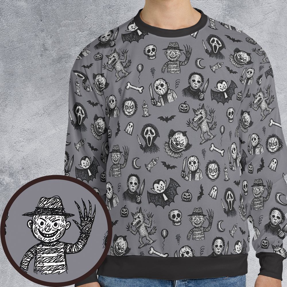 All-over Print Sweatshirt - 8ZPTVCKC -  - 1