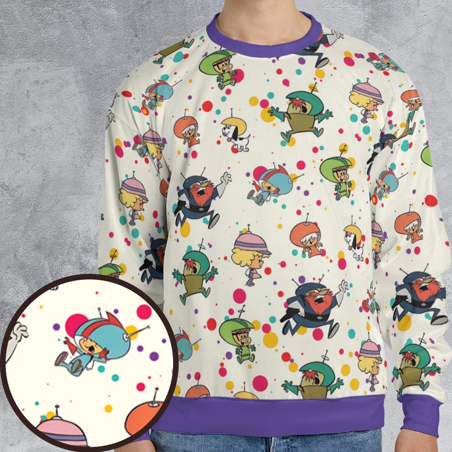 All-over Print Sweatshirt - J8H8KCND