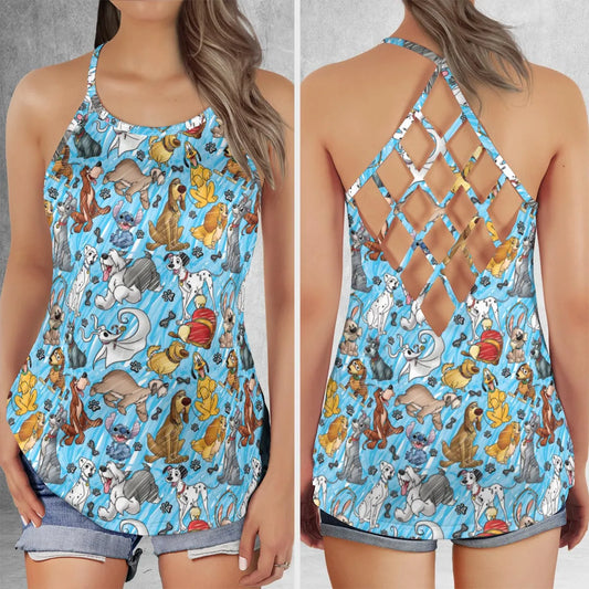 Criss Cross Tank Top - 2NJBQ9NL
