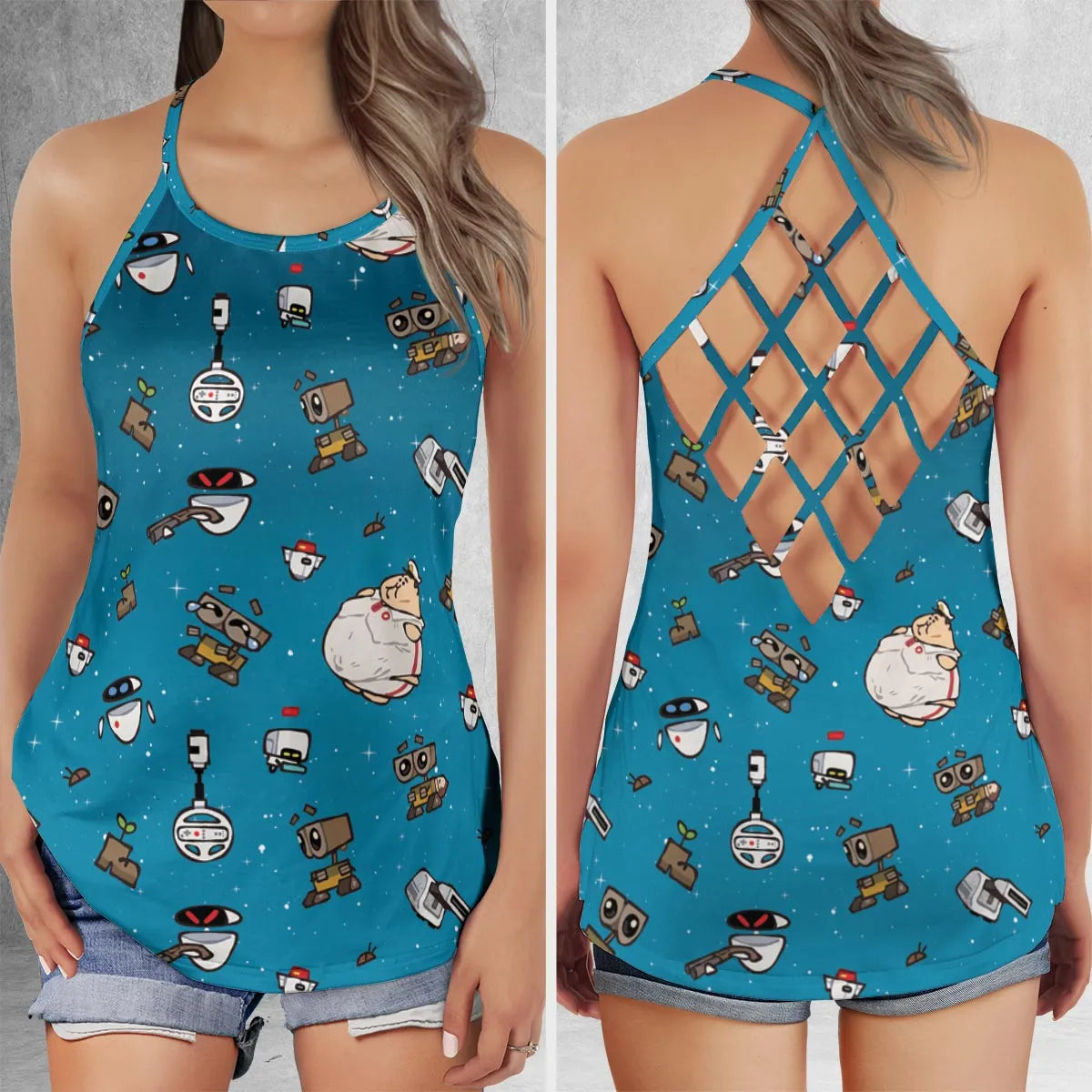 Criss Cross Tank Top - P7QV2BH5