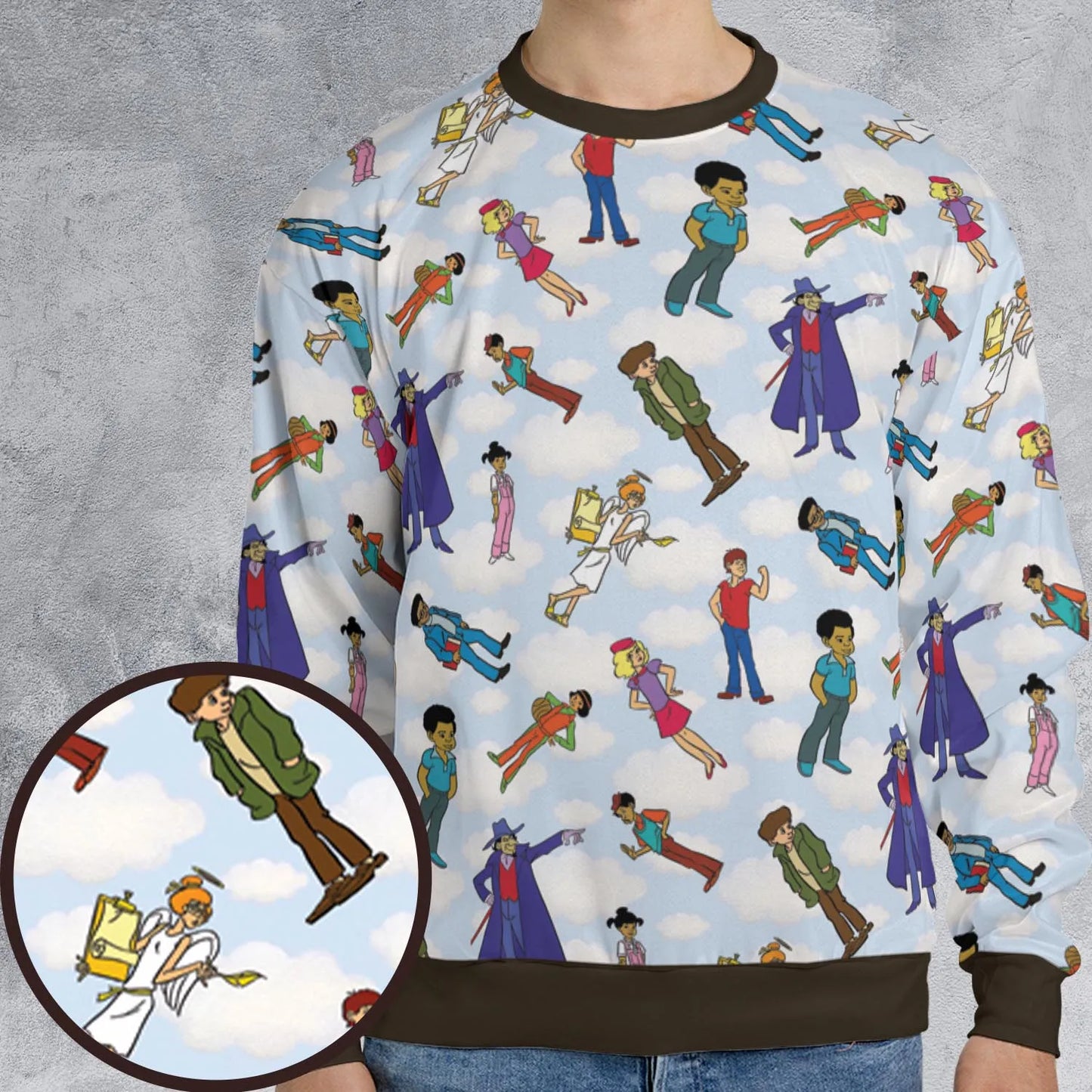 All-over Print Sweatshirt - QMKAE318