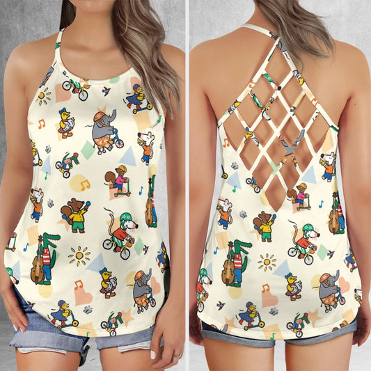 Criss Cross Tank Top - X7B4ZBA6