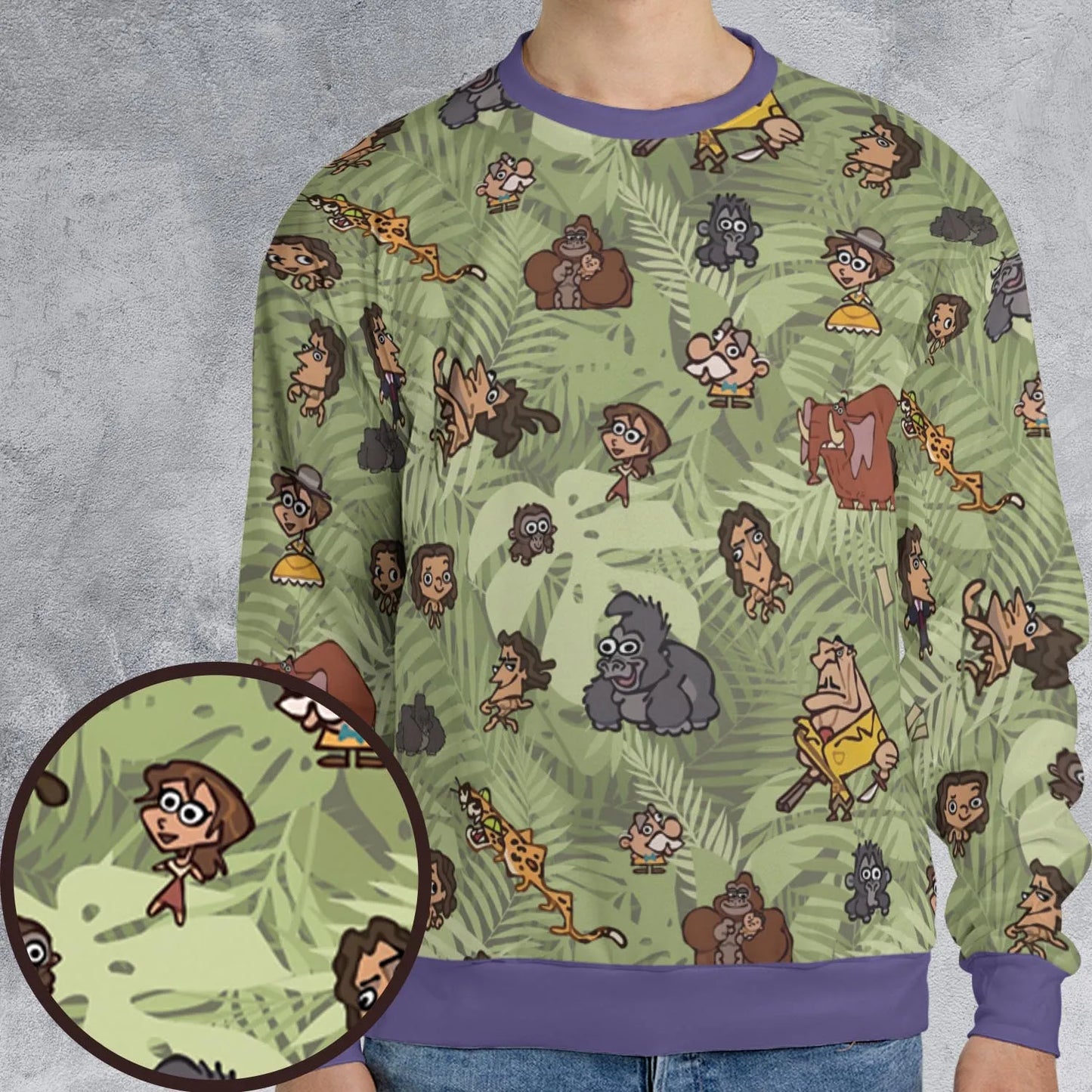 All-over Print Sweatshirt - SUXLXMH6