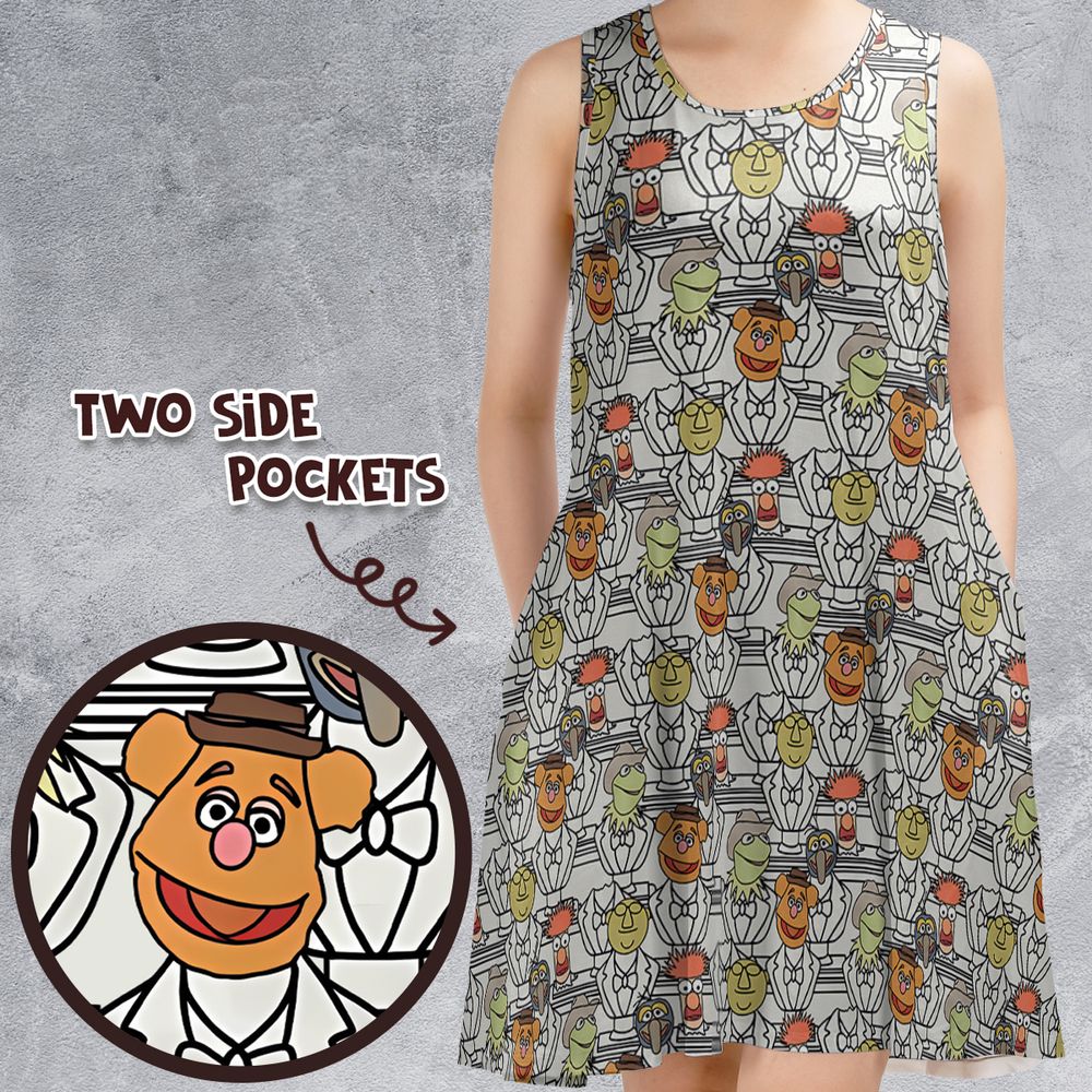 Sleeveless Dress - EKN7QKED -  - 1