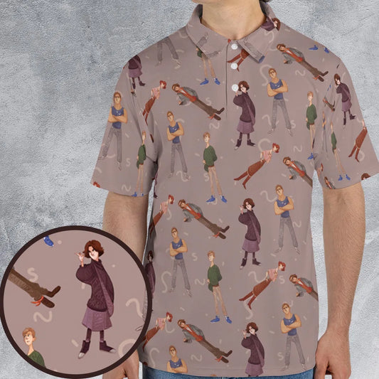 AOP Men/Women Polo Shirt - H7XFPUX5
