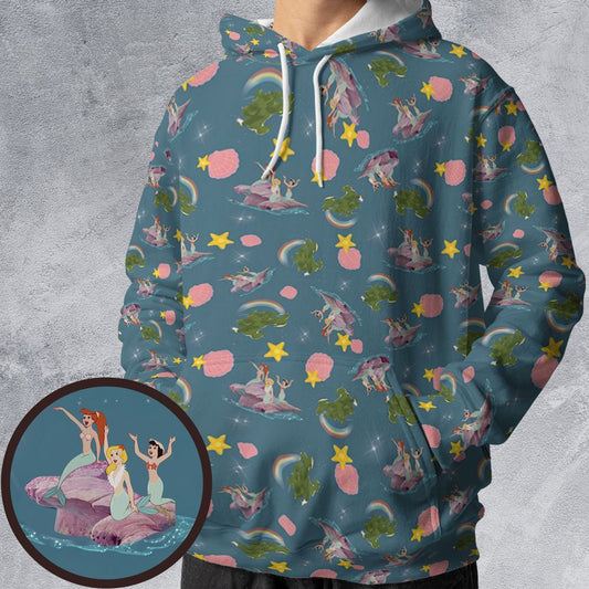 All-over Print Hoodie - D874CNXY -  - 1