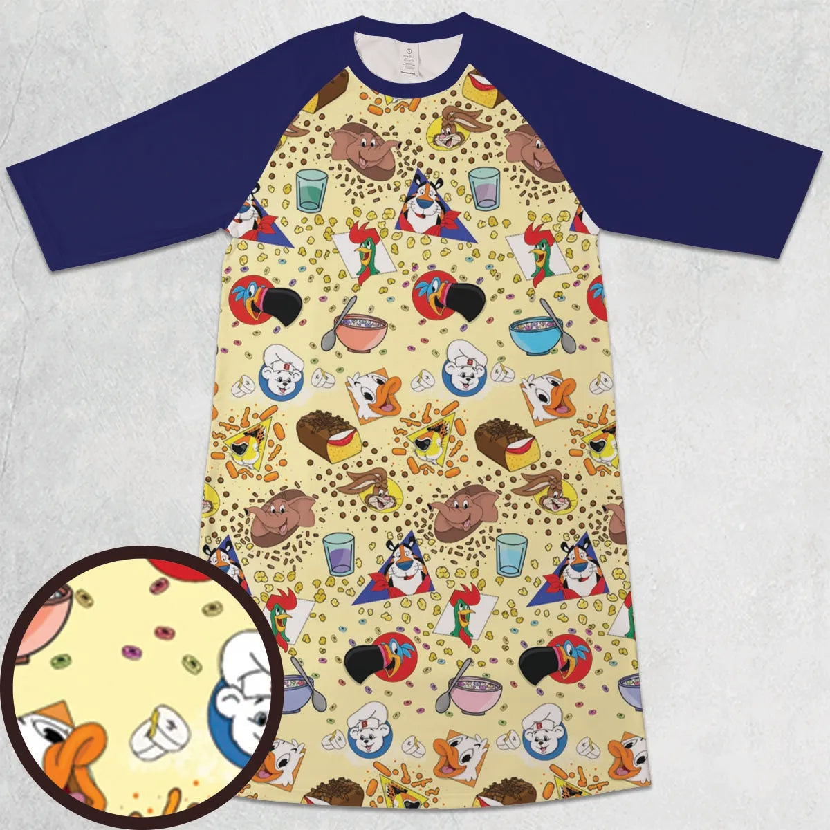 3/4 Sleeve Raglan Dress - A7PRRAQ4