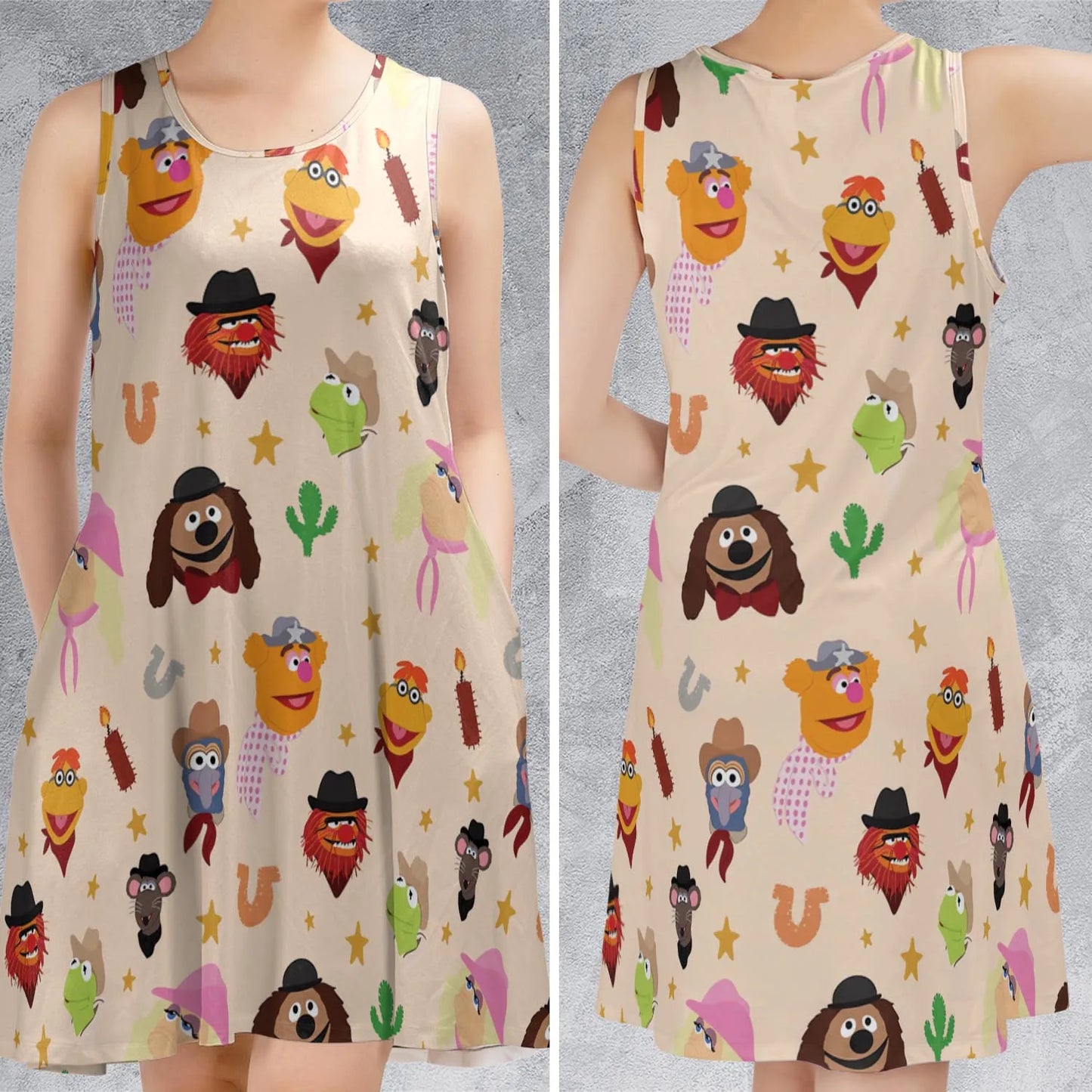 Sleeveless Dress - LVDAKN25