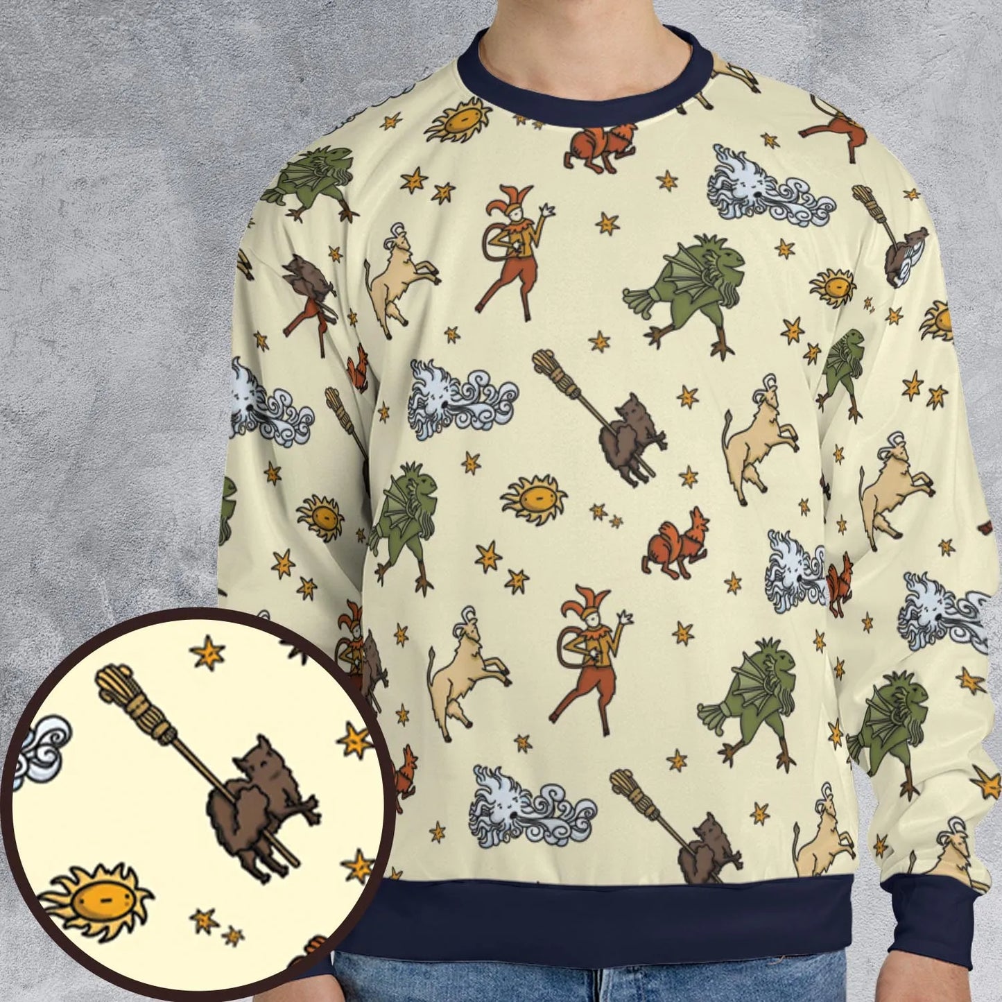 All-over Print Sweatshirt - NKFFQETQ