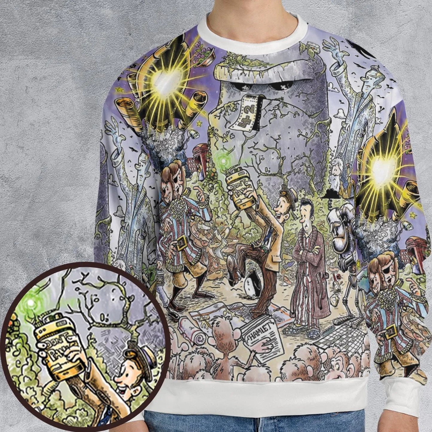All-over Print Sweatshirt - Y2W14793