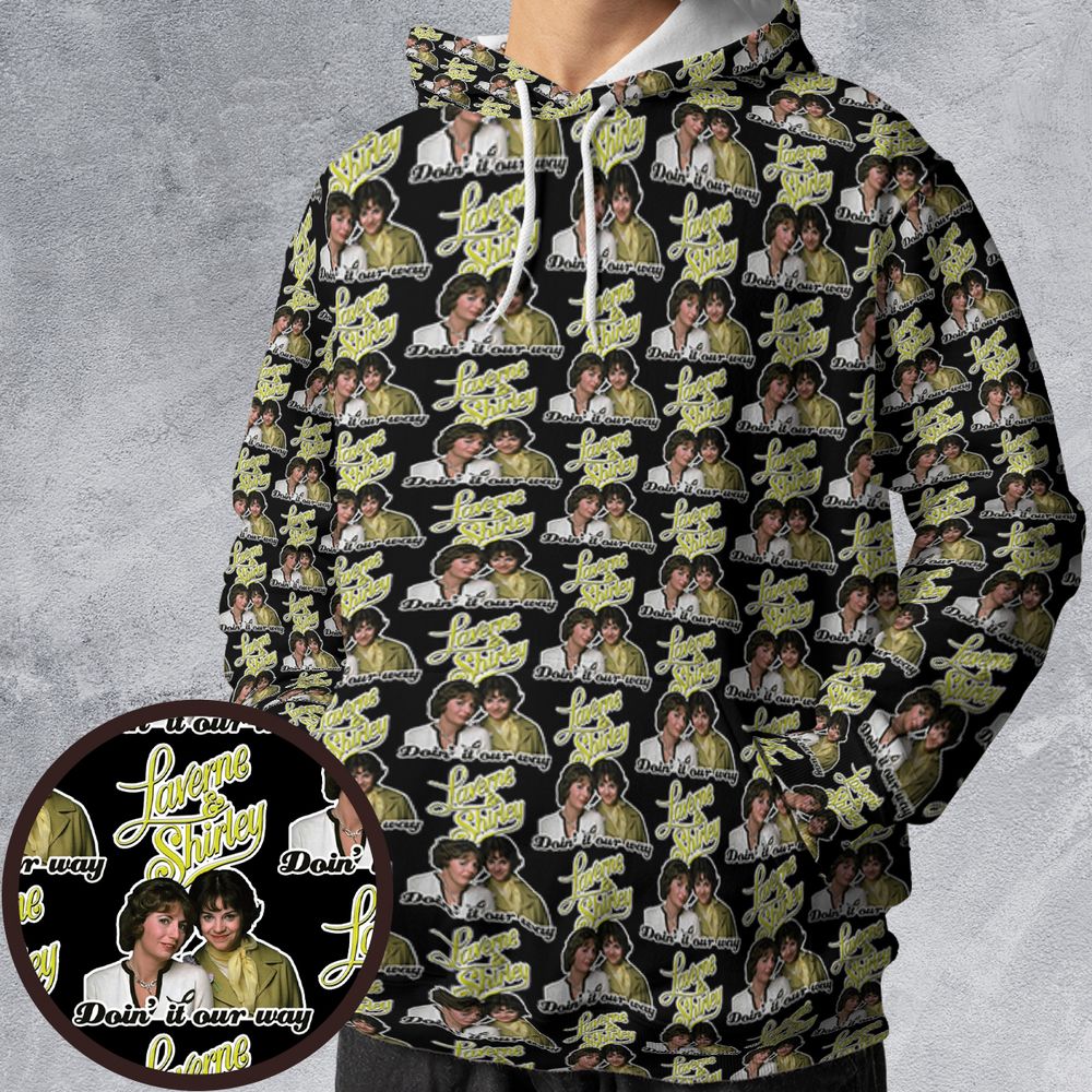 All-over Print Hoodie - 4HPESQSF -  - 1