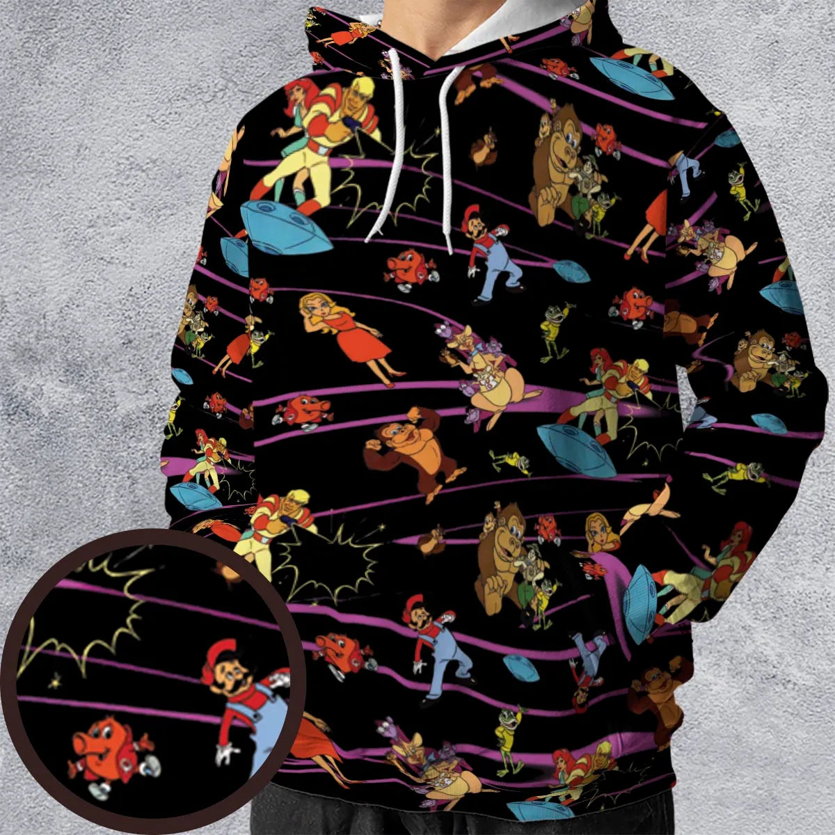 All-over Print Hoodie - 8KKZJ3B7