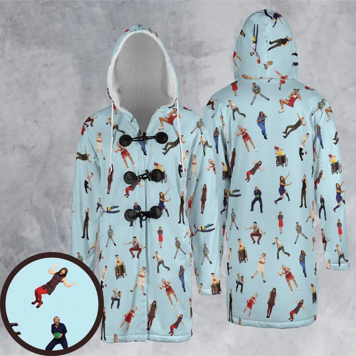 Hooded Cloak Coat - AD67PY61