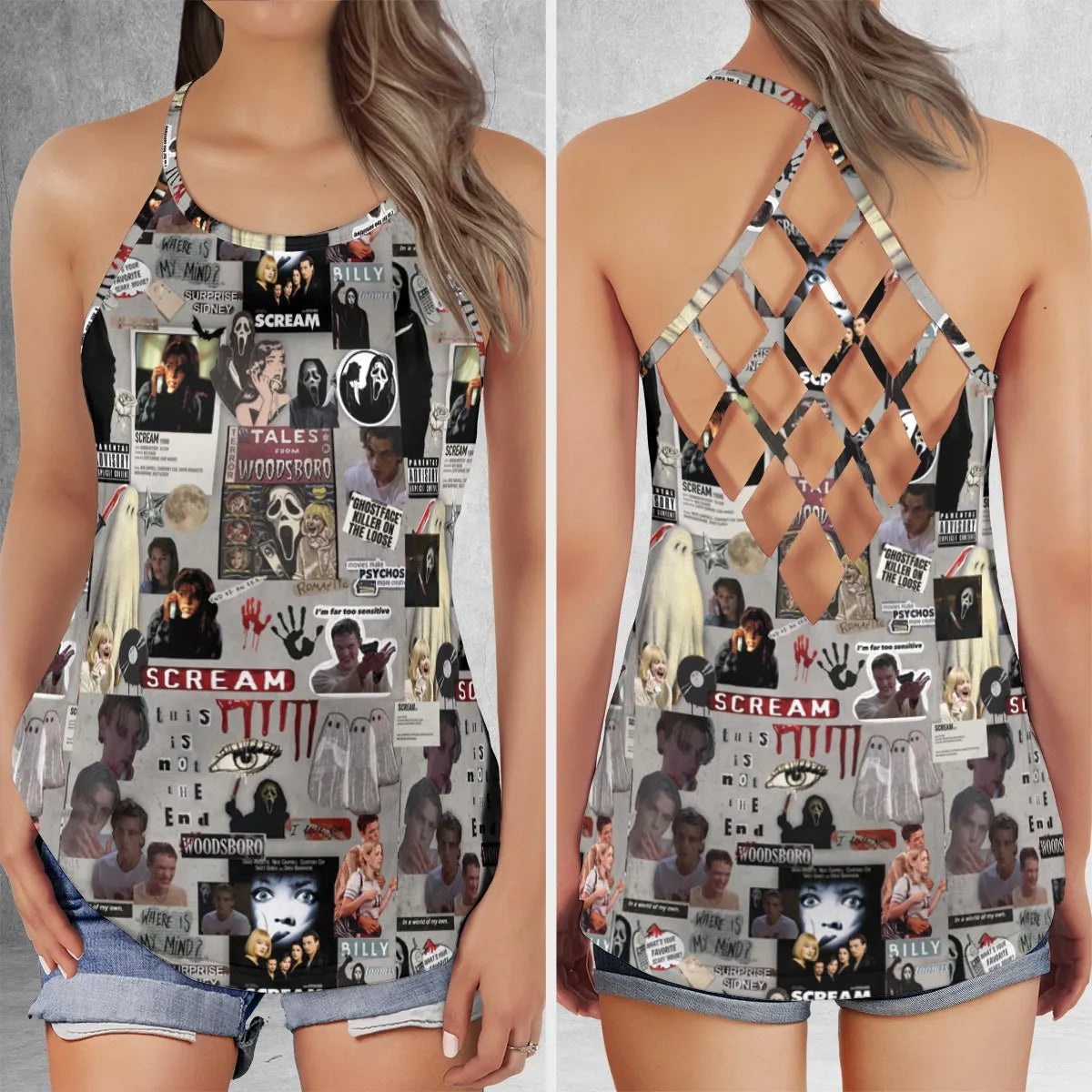 Criss Cross Tank Top - 782Z71XZ