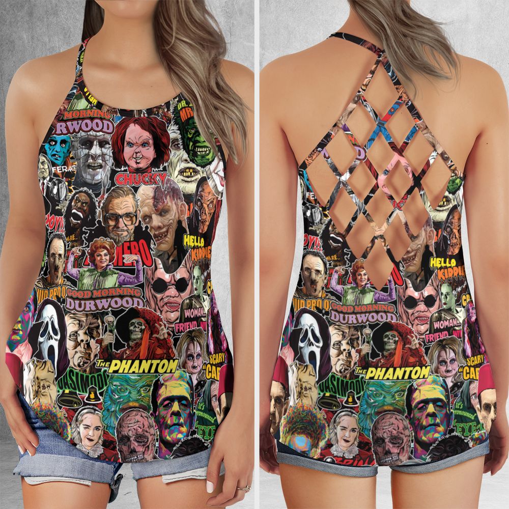 Criss Cross Tank Top - 24857PLB -  - 1