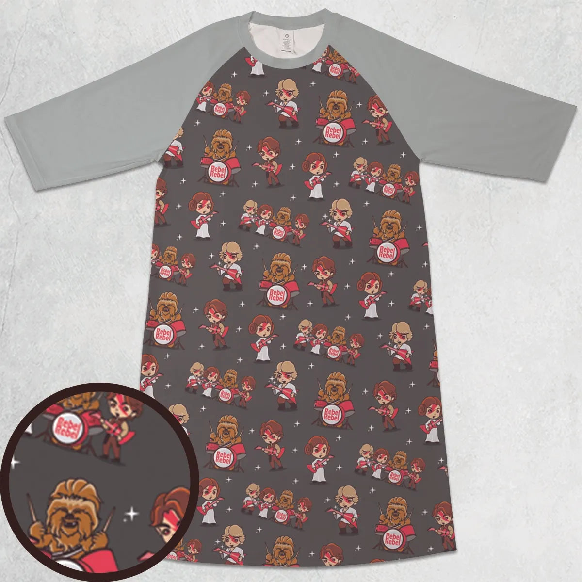 3/4 Sleeve Raglan Dress - 1K2Y2PG8