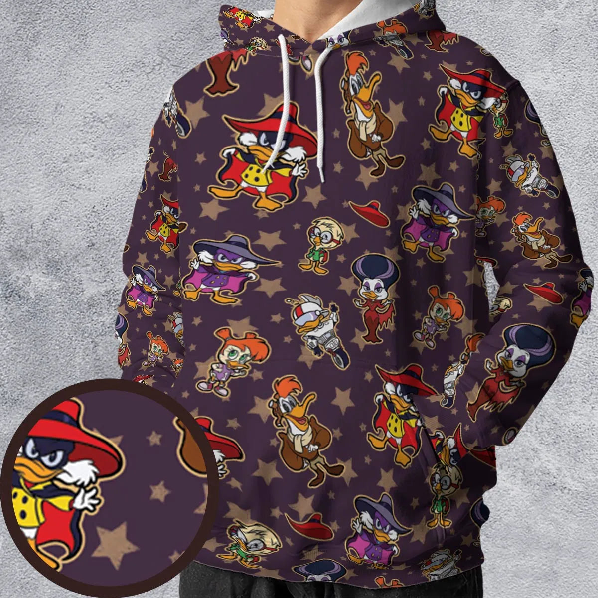All-over Print Hoodie - 4DRK8BKX
