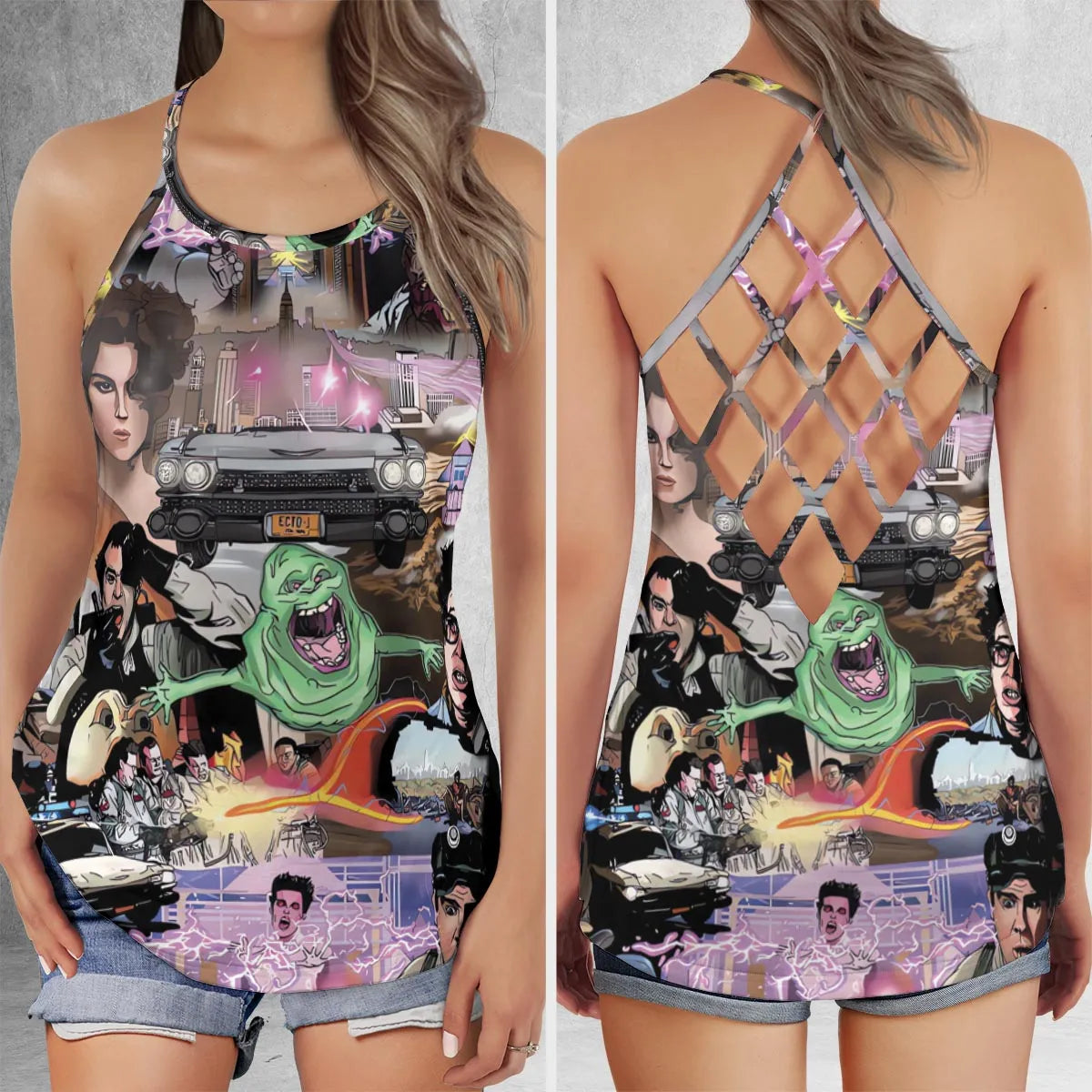 Criss Cross Tank Top - PDQEM8QA