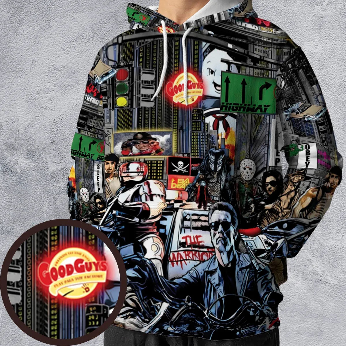 All-over Print Hoodie - 194CDPRD