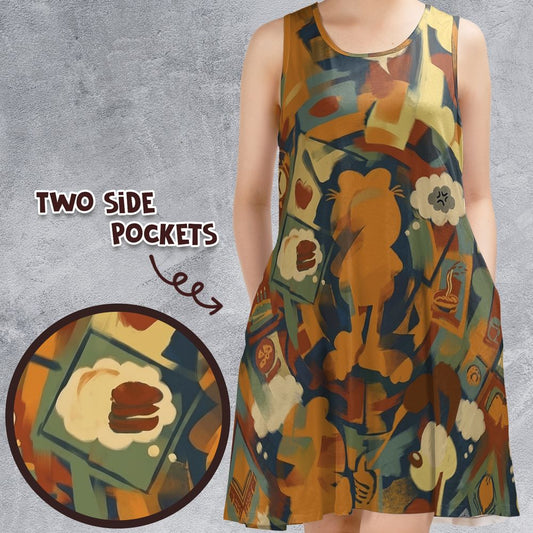 Sleeveless Dress - A7MYHE6N -  - 1