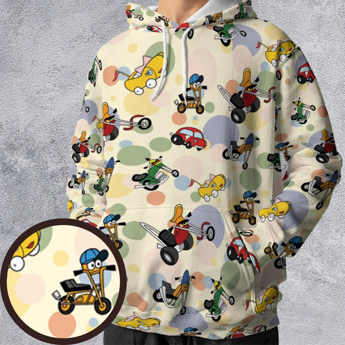 All-over Print Hoodie - W1FEJB4U