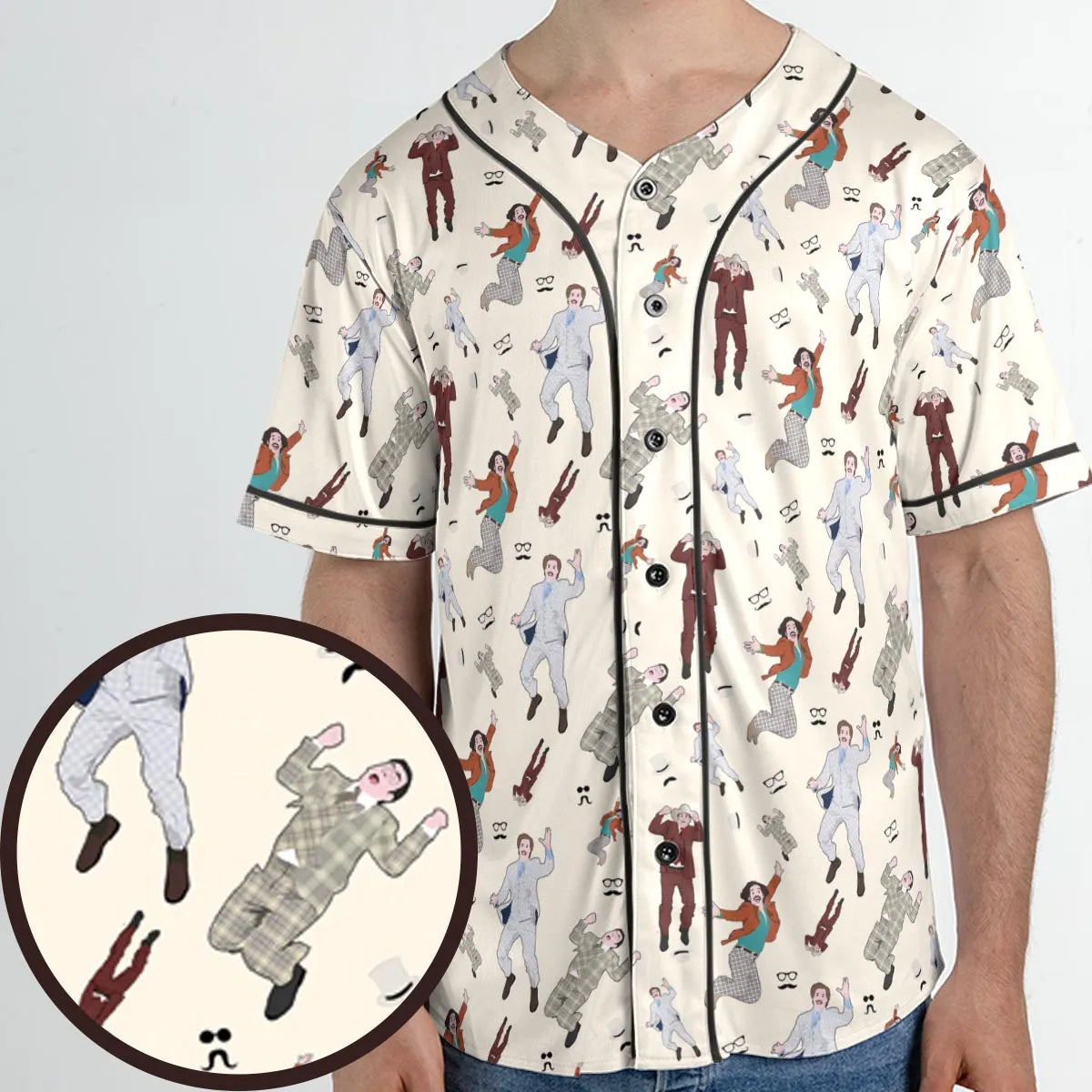 Unisex Baseball Jersey - QTFVE3BS