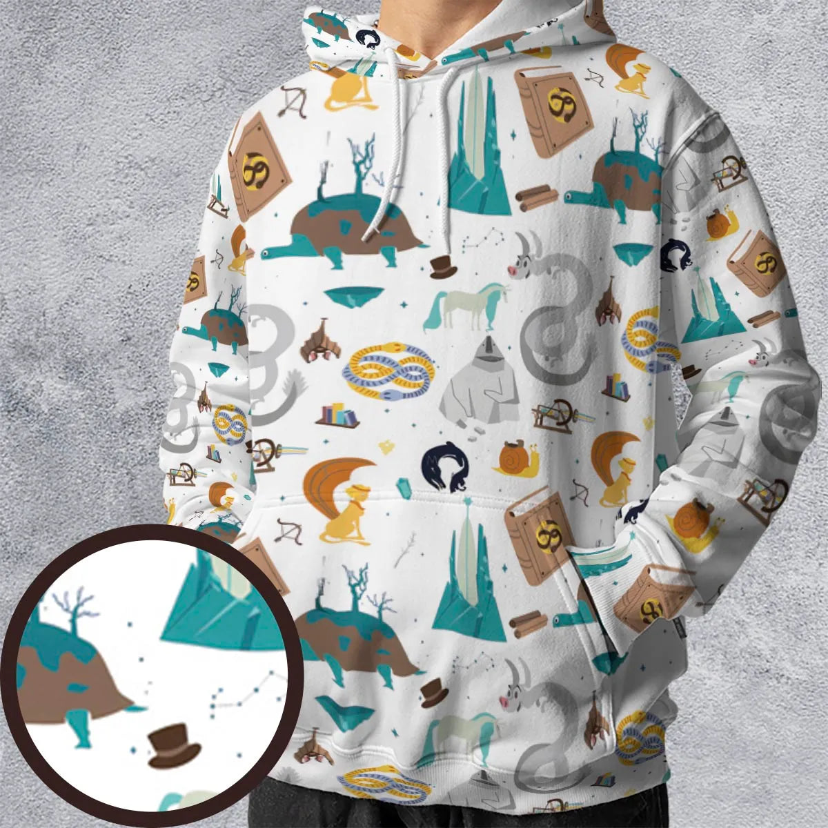 All-over Print Hoodie - 998M96JX