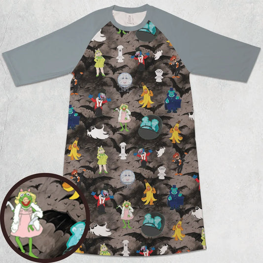 3/4 Sleeve Raglan Dress - 2F4483TB