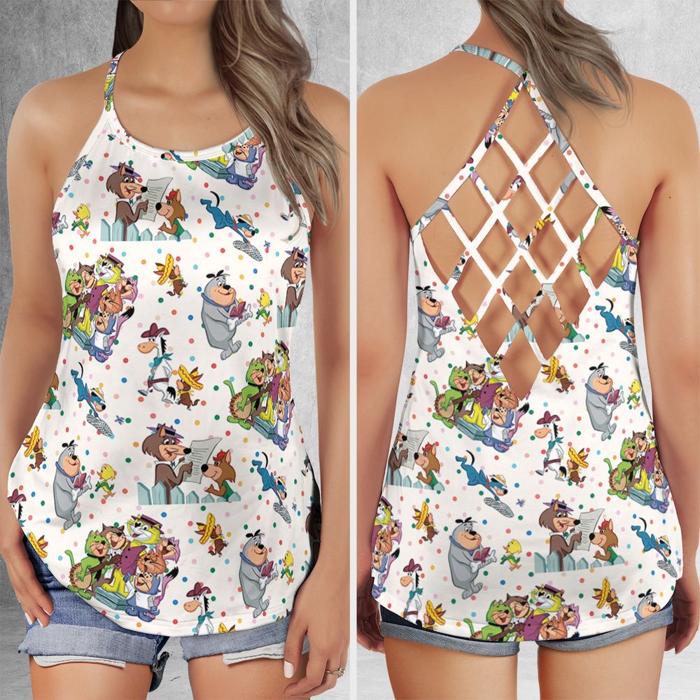 Criss Cross Tank Top - E8UX5WGA -  - 1