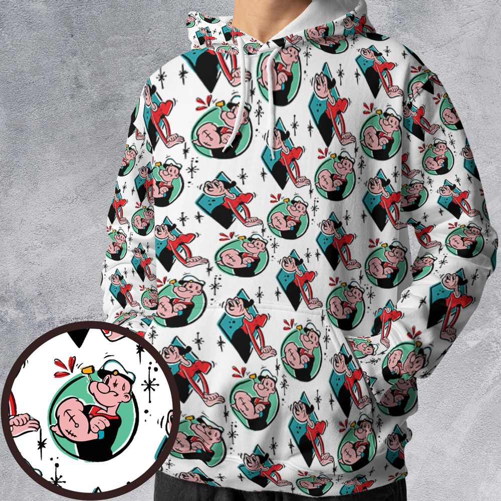 All-over Print Hoodie - BHRU9ZTZ -  - 1