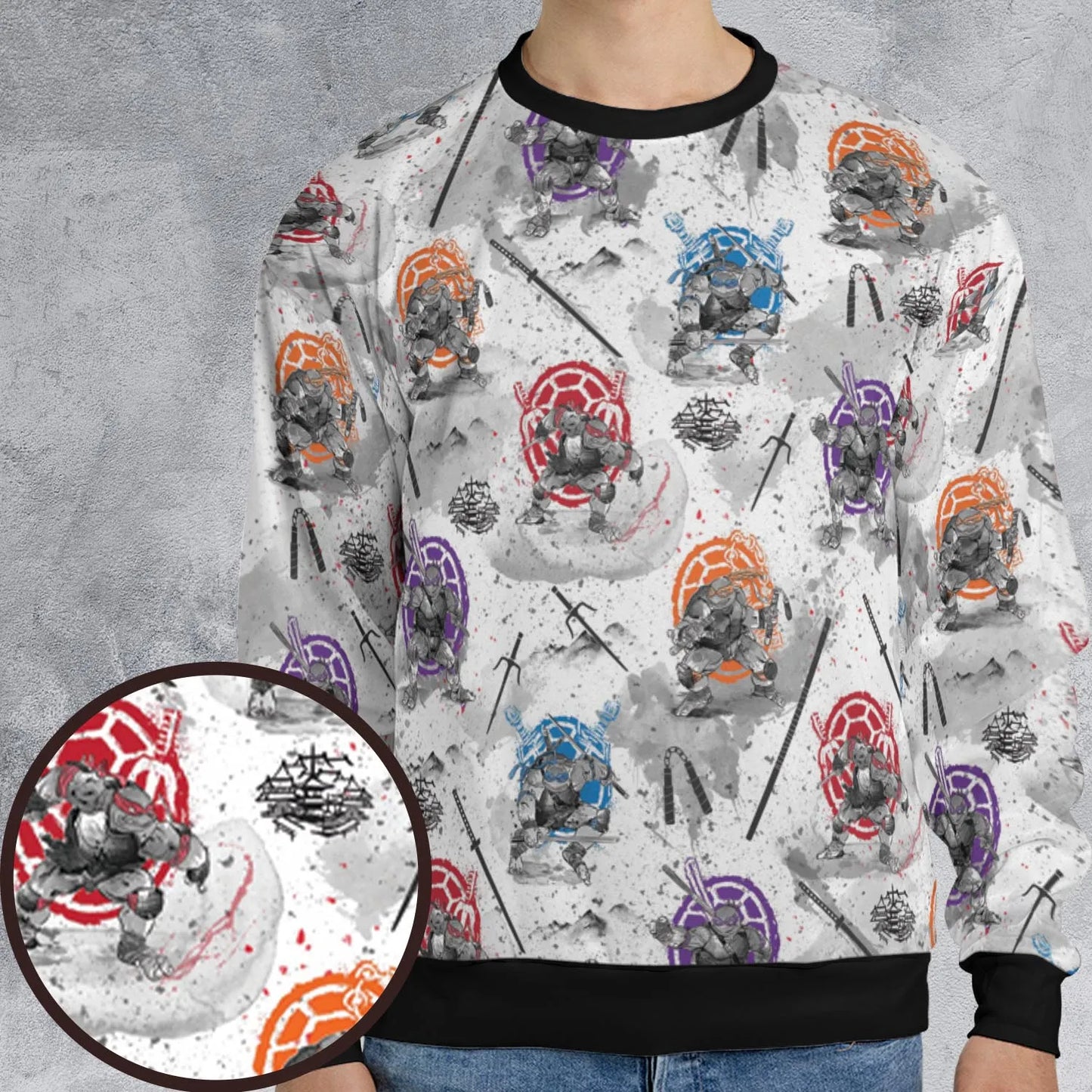 All-over Print Sweatshirt - 3CGPURK5