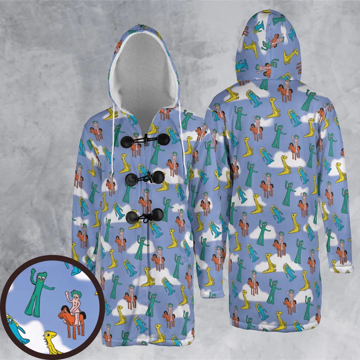 Hooded Cloak Coat - L2VD7R2U