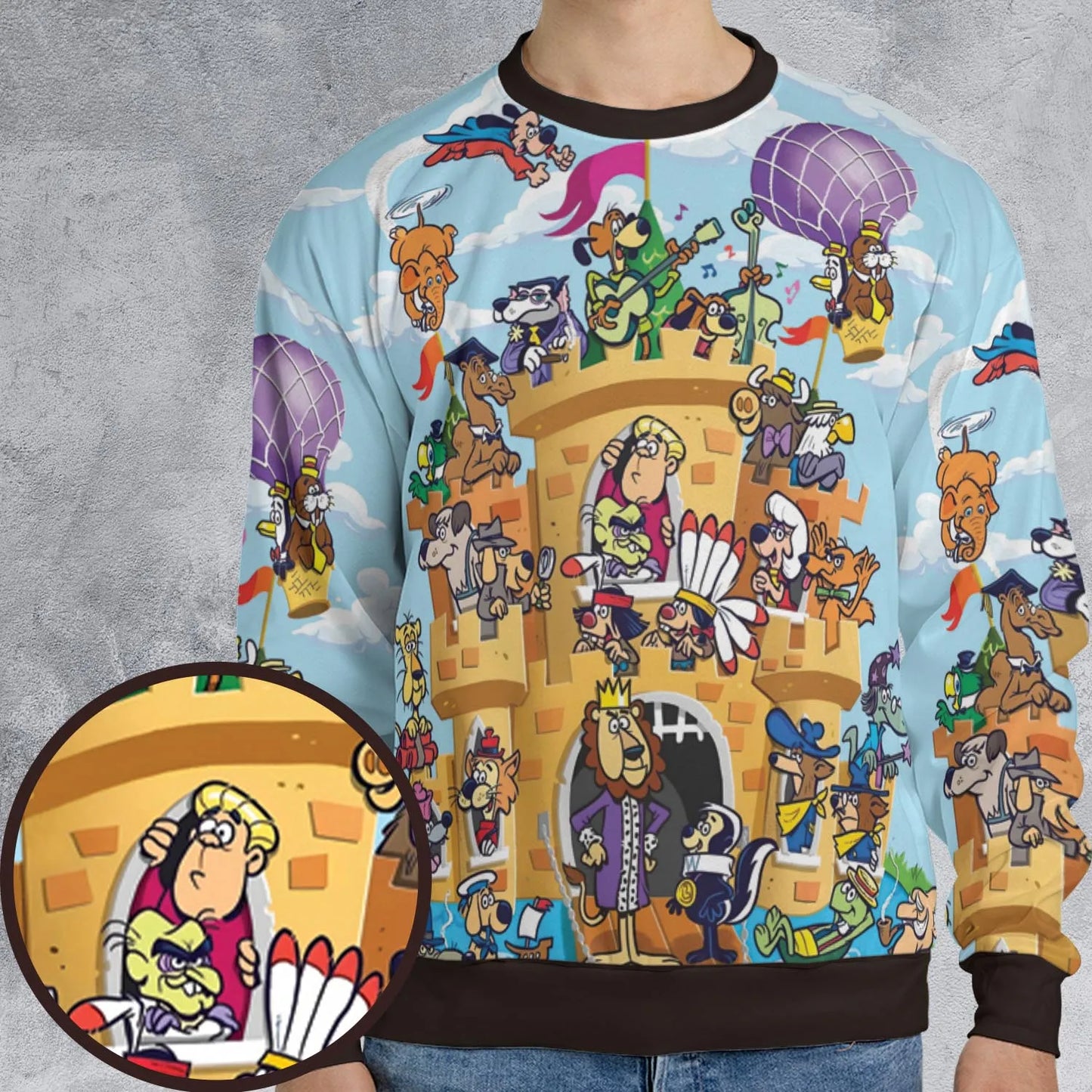 Classic Underdog All-over Print Sweatshirt