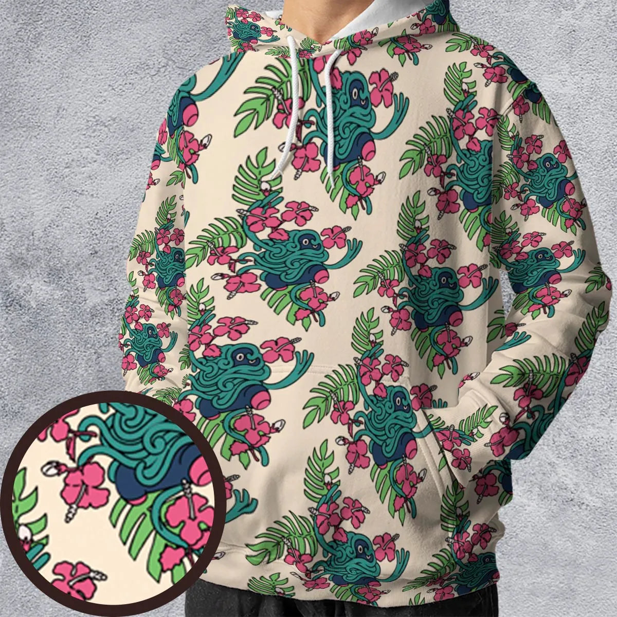 All-over Print Hoodie - LEHUD34V