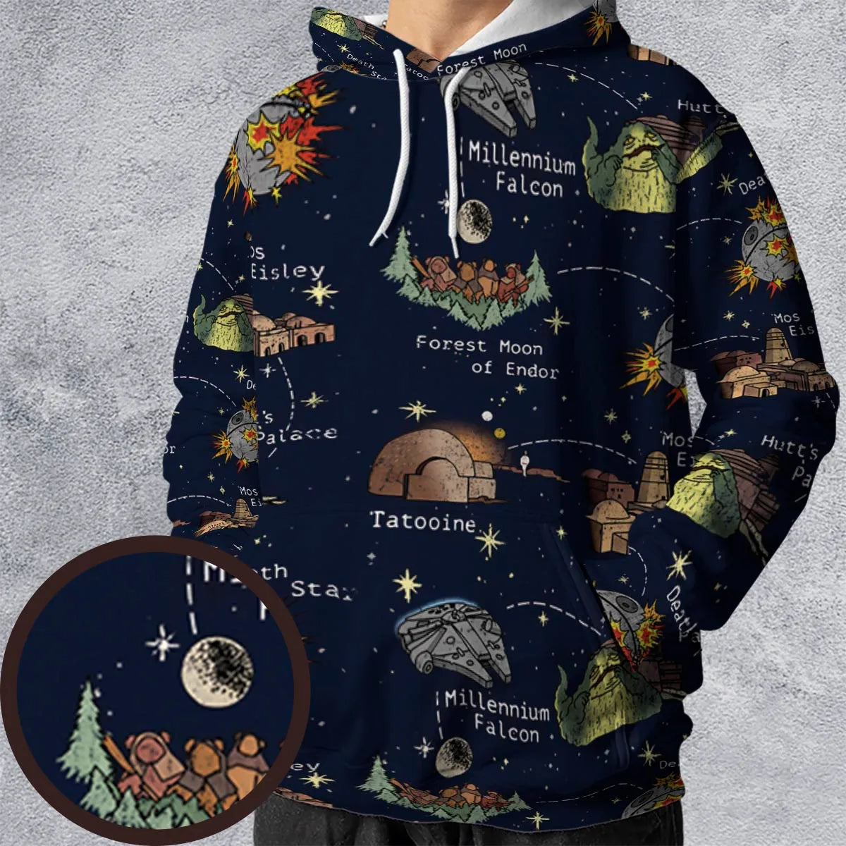 All-over Print Hoodie - 26P256FY