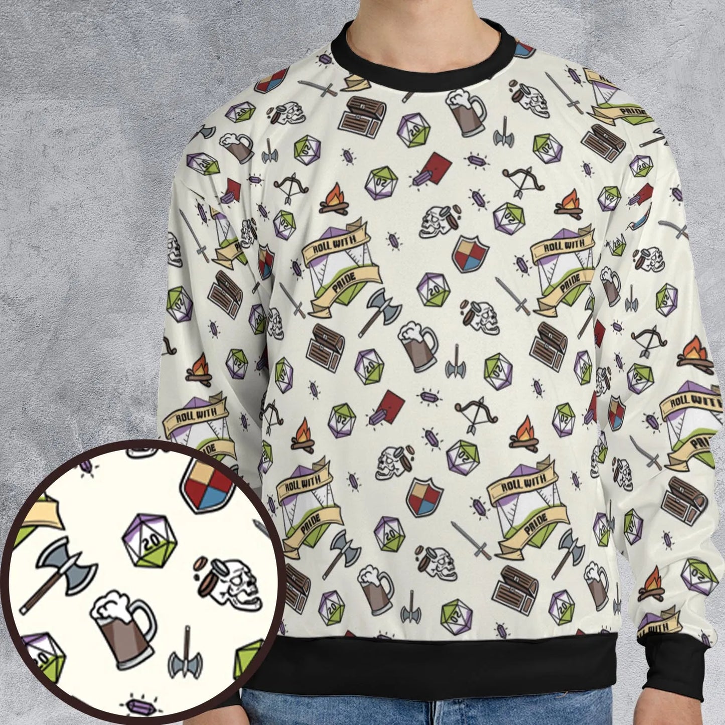 All-over Print Sweatshirt - KFLV5PHS