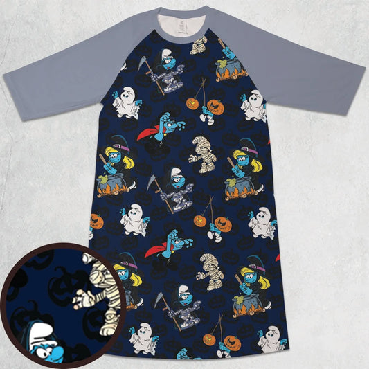 3/4 Sleeve Raglan Dress - QRF5UN4T