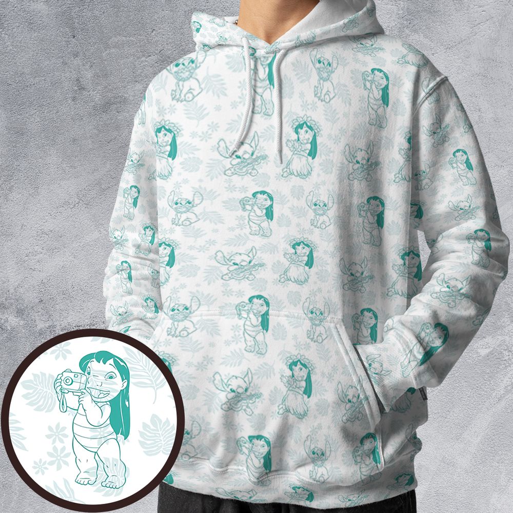 All-over Print Hoodie - 4WQCDH8R -  - 1