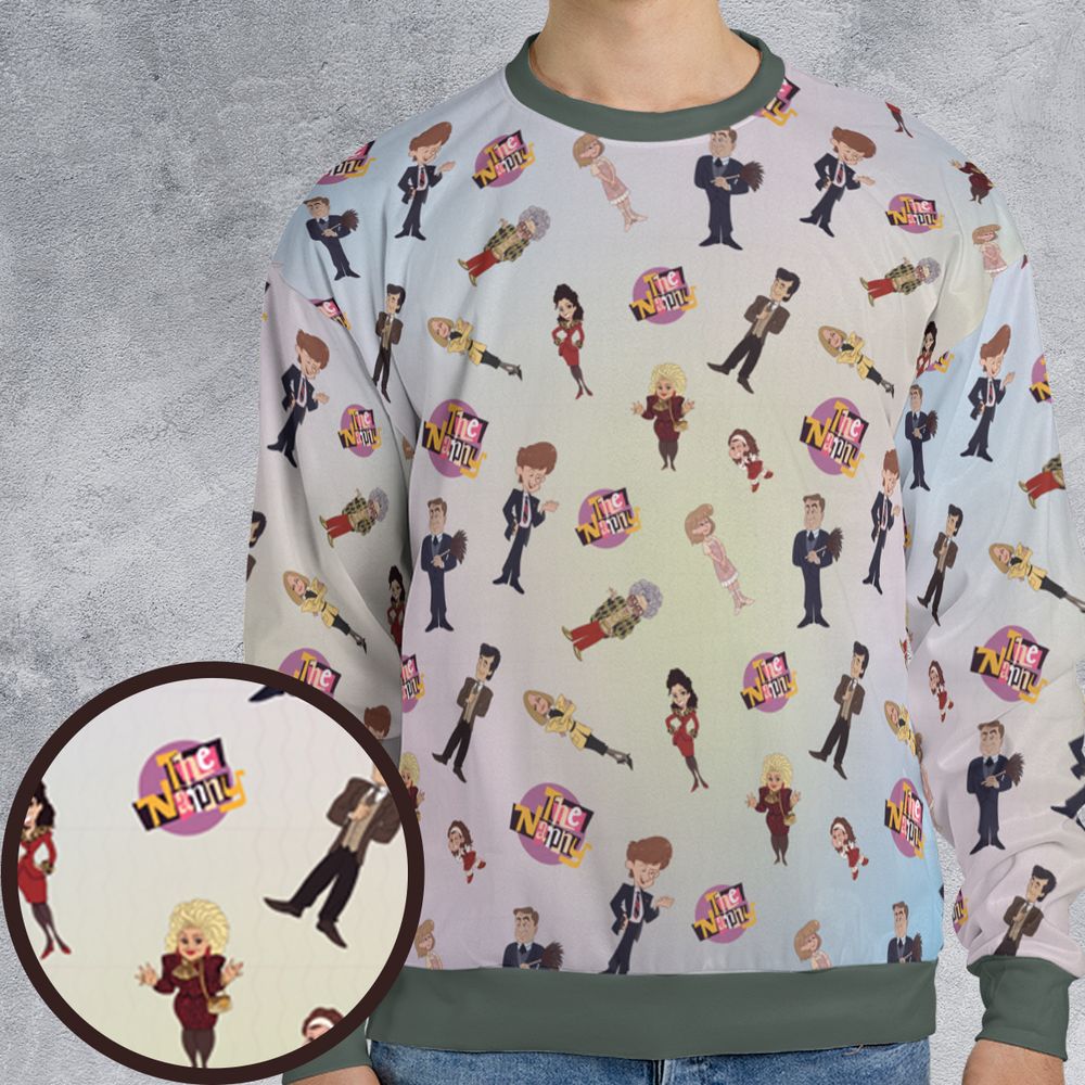 All-over Print Sweatshirt - DY7H6E54 -  - 1