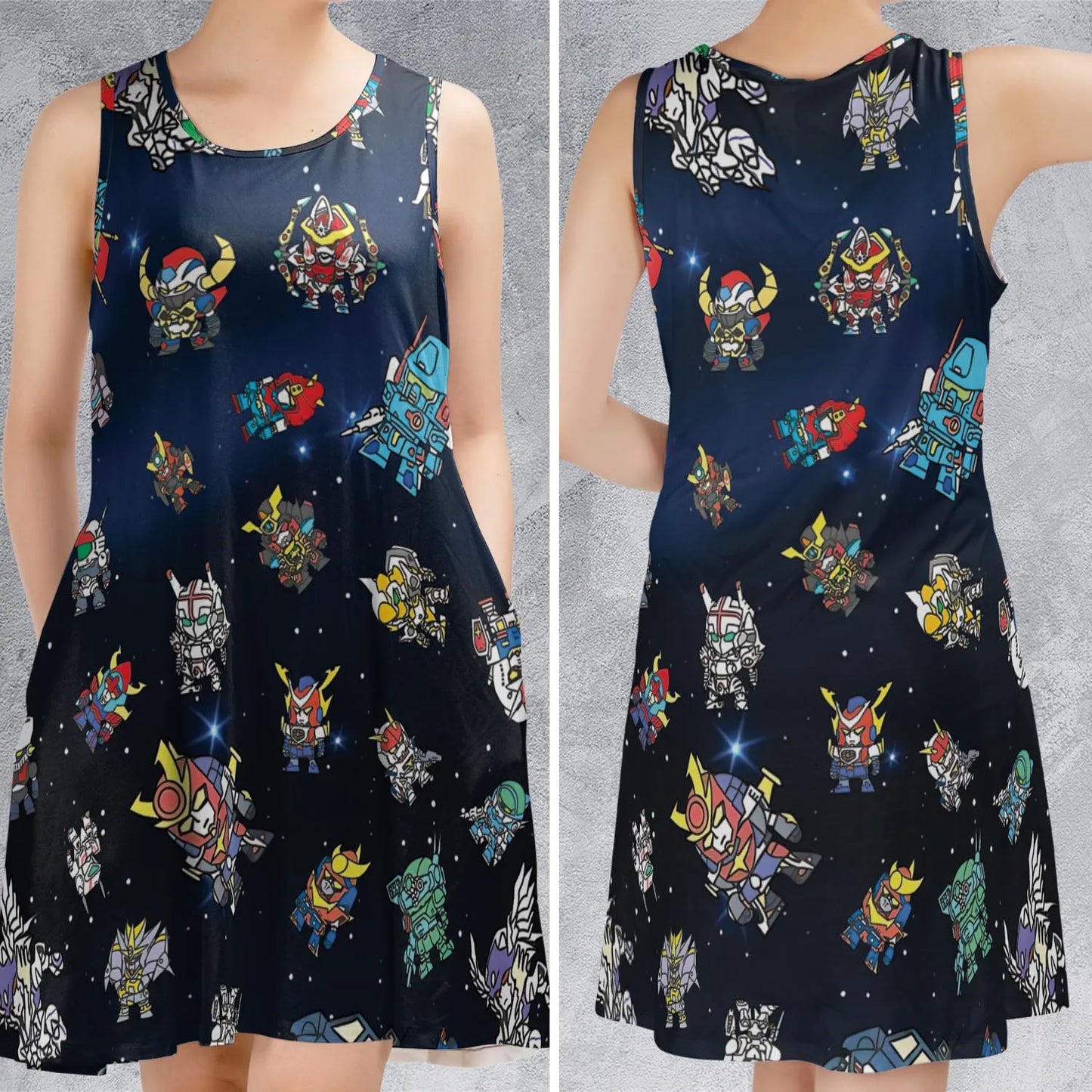 Sleeveless Dress - QX6D8XAE