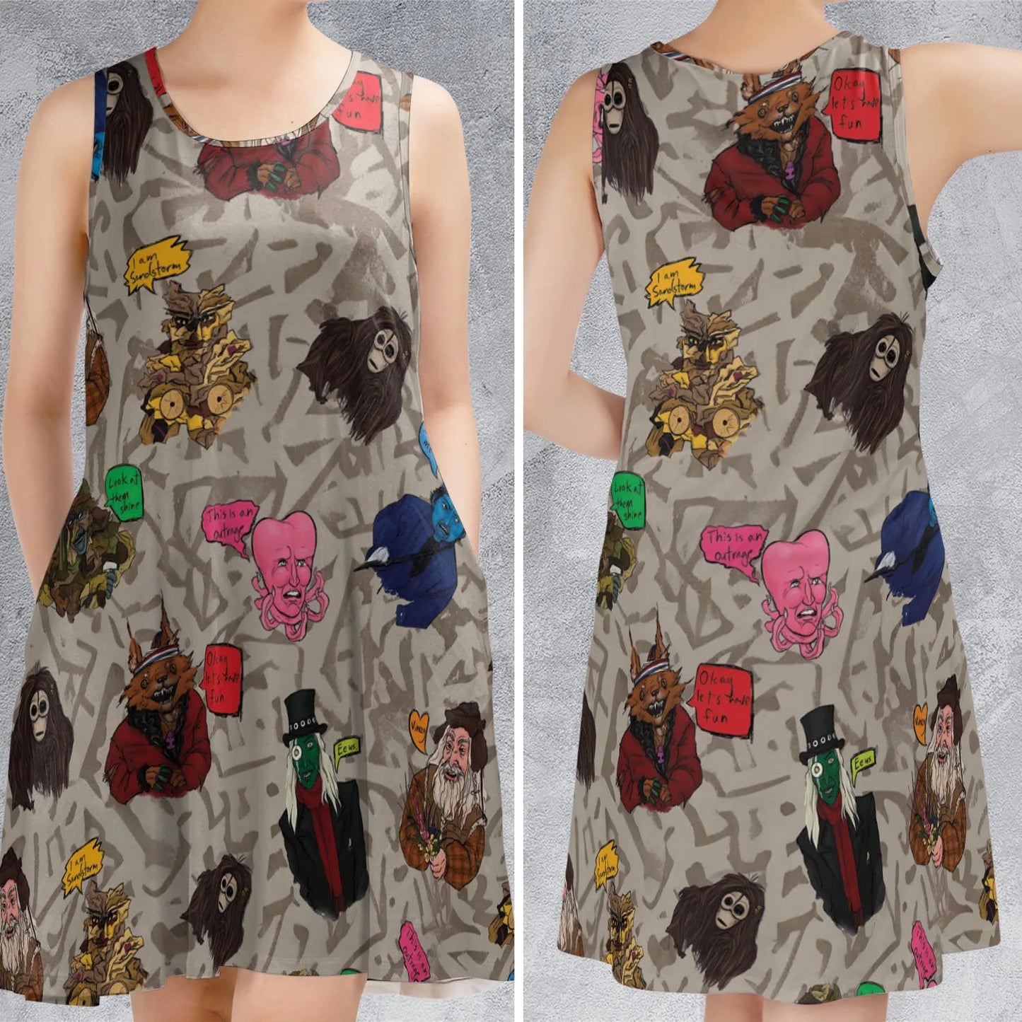 Sleeveless Dress - XBSFBHWG