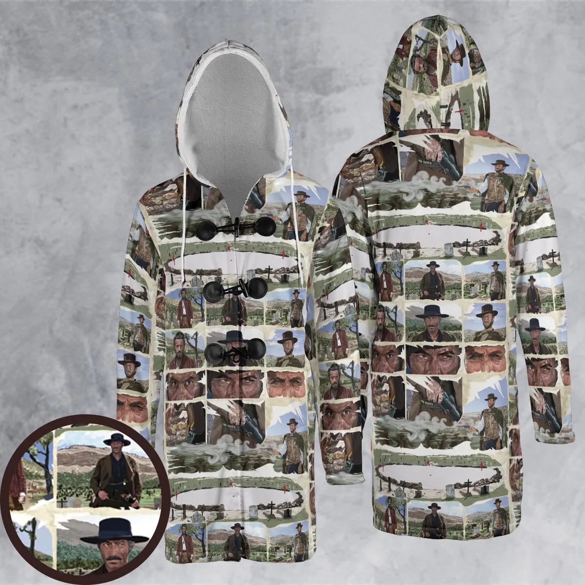 Hooded Cloak Coat - 4DPDALHK