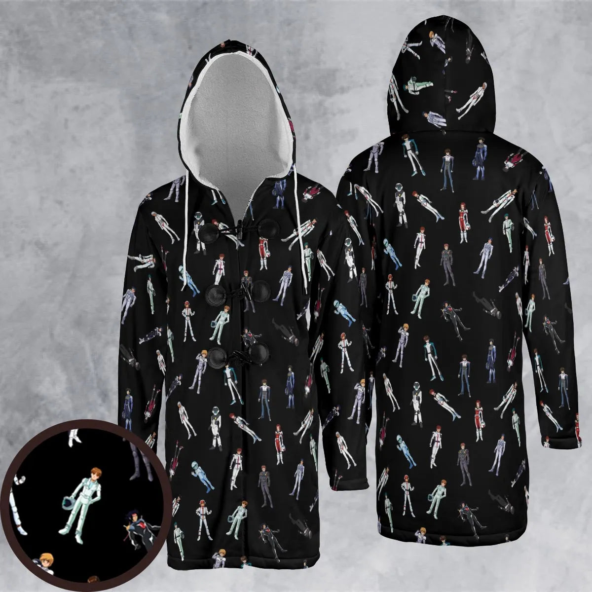 Hooded Cloak Coat - AX4LXS2T