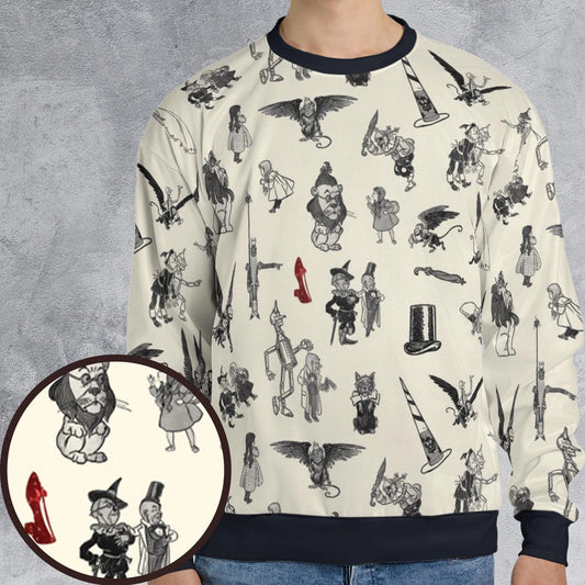 All-over Print Sweatshirt - FZ91KLST