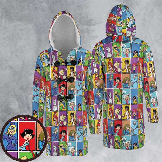 Hooded Cloak Coat - 5KTQLZD3