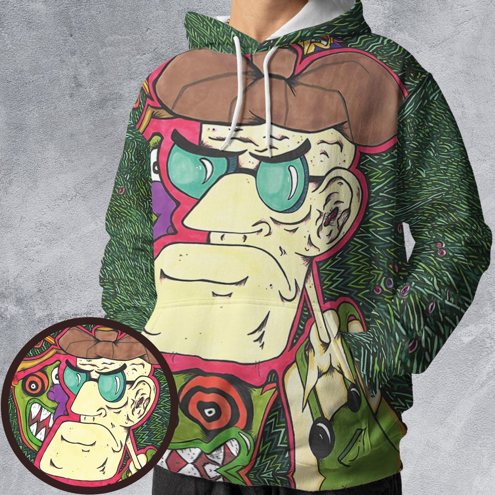 All-over Print Hoodie - N58AJZQQ -  - 1