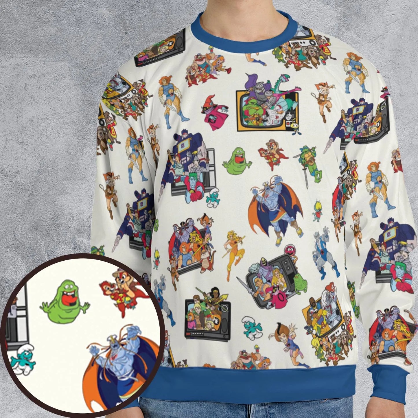 All-over Print Sweatshirt - HRETS42V