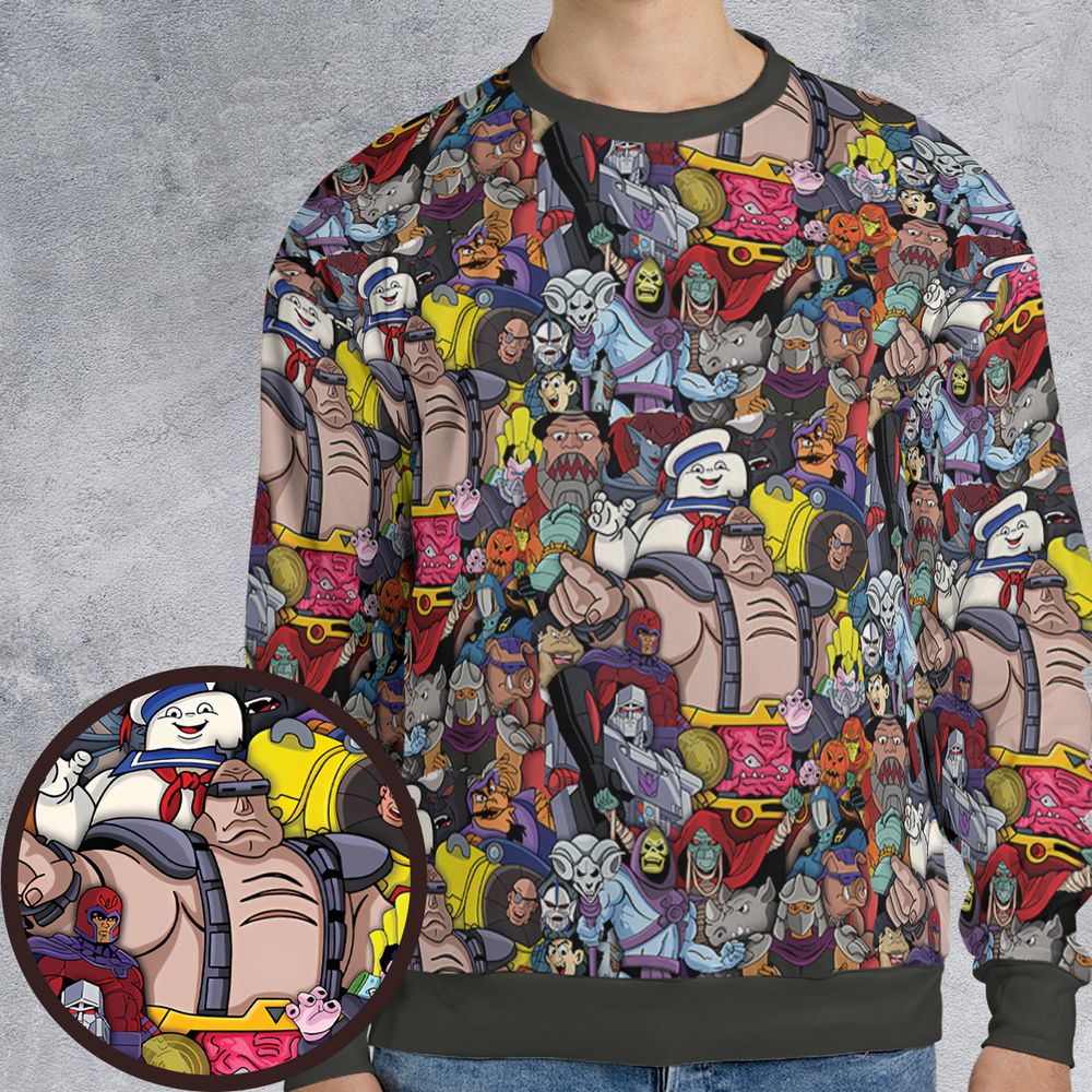 All-over Print Sweatshirt - KEUF5SLR -  - 1