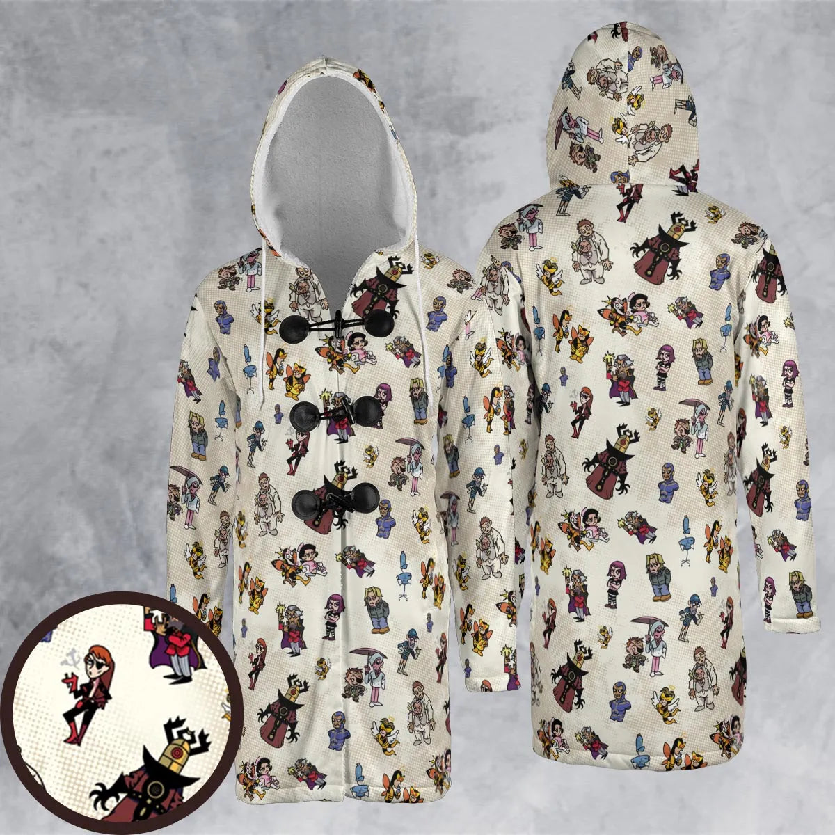 Hooded Cloak Coat - FNAMW1U9